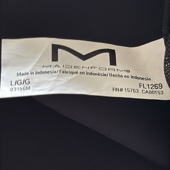 Maidenform Sz L black fit firm flattering slip chemise All over solutions - Picture 6 of 6